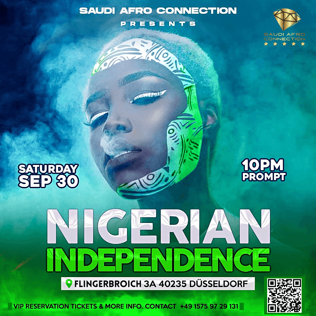 Nigeria Indepedence Day Celebration 2023 - Saudi Afro Connection - Design