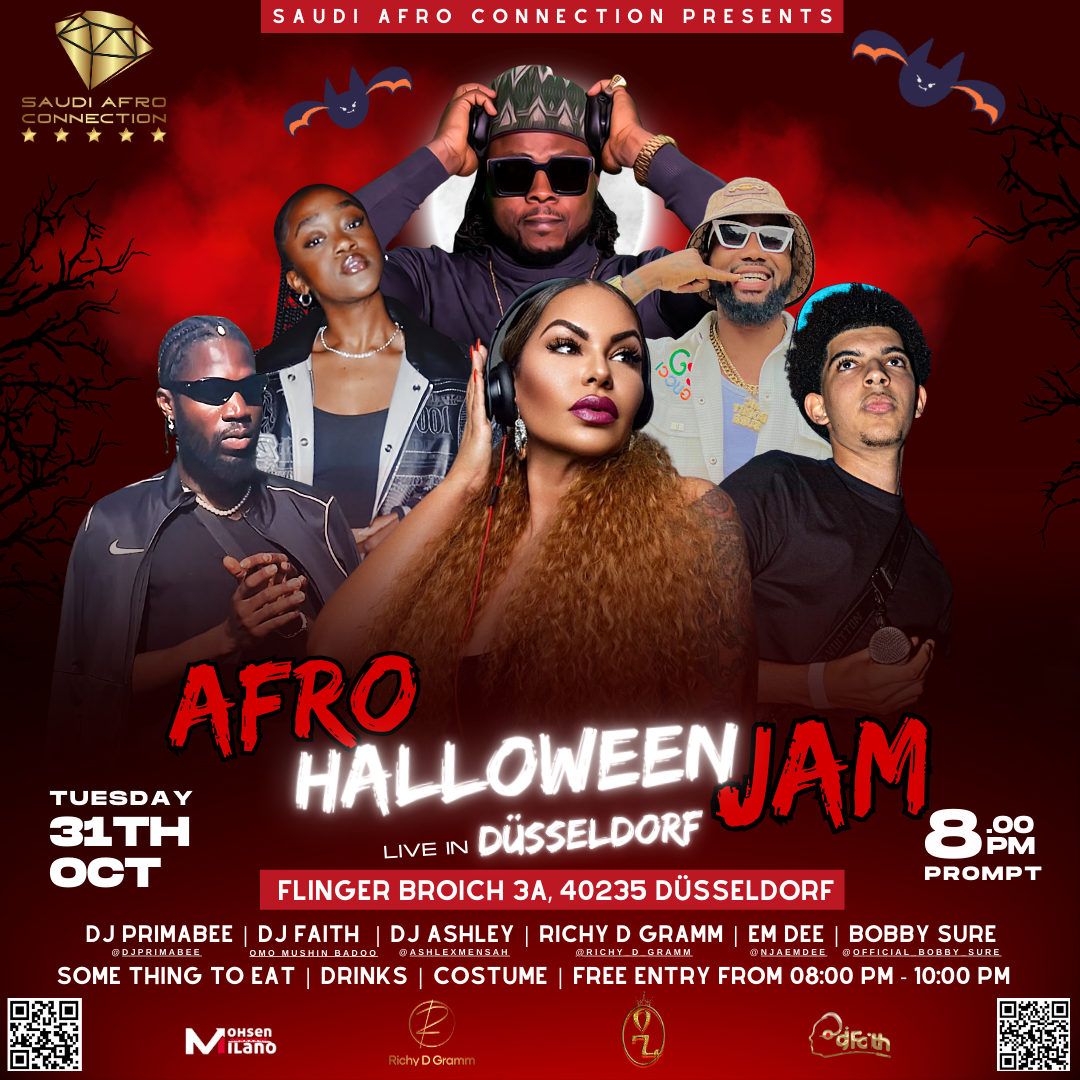 Afro Hallowen Jam 2023 Poster